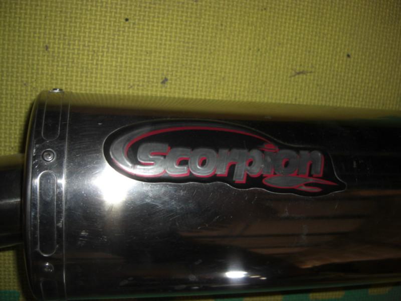 Scorpion muffler gsxr600 gsxr750 gsxr 600 750 04 05 exhaust 