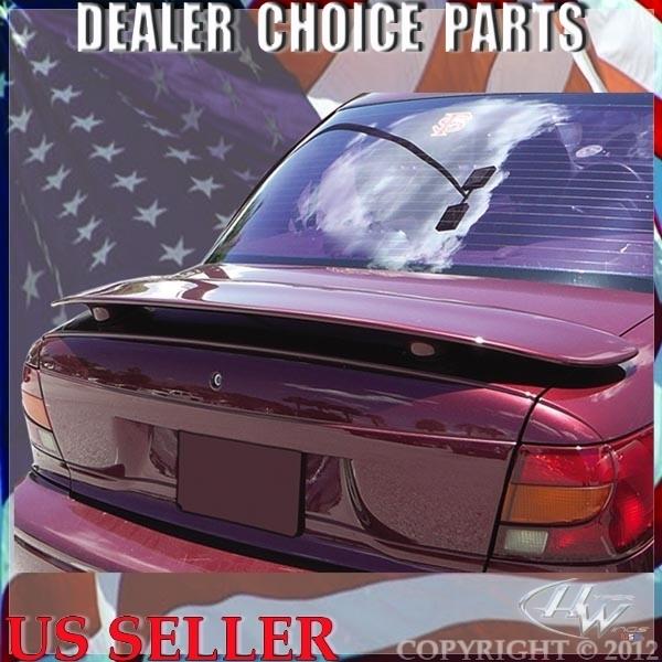 Saturn sl 1996-1999 4 door oem custom style spoiler wing primer with light