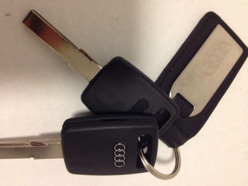 Audi blank keys + original keyring - new!!!