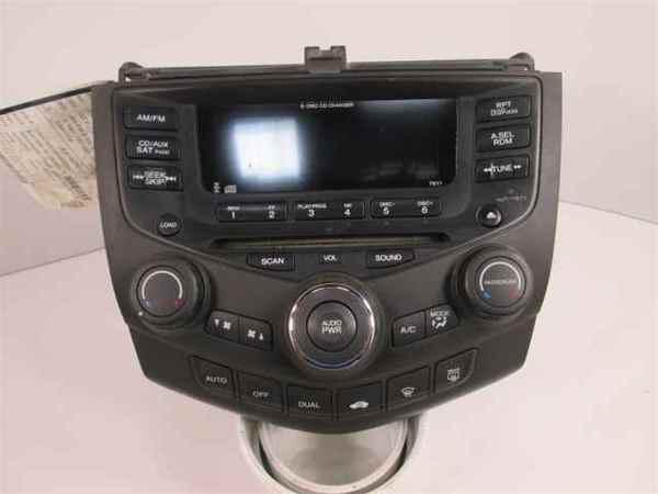 2004 accord radio 6 disc cd player 7by1 oem lkq