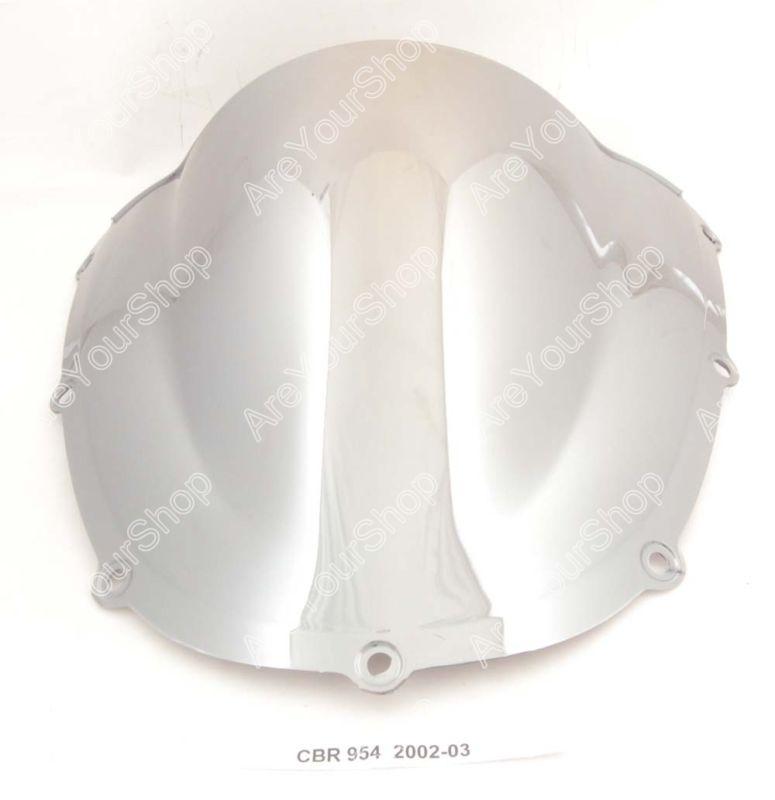 Windshield windscreen double bubble honda cbr954rr 2001-2003 chrome