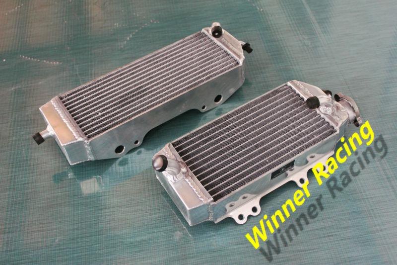 Winner racing l&r aluminum alloy radiator kawasaki kx250f/kxf250 2006 2007 2008