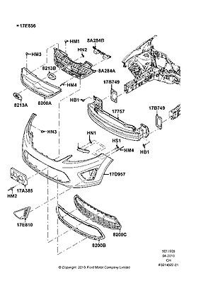 Ae8z17e856a bracket 11 fiesta