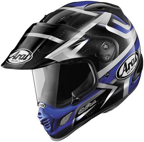 Arai xd4 graphics motorcycle helmet diamante black/blue small