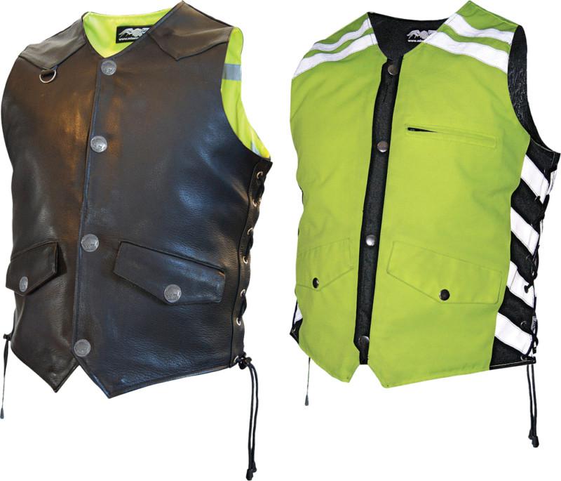 Missing link g2 d.o.c. reversable safety vest black/hi-viz green small