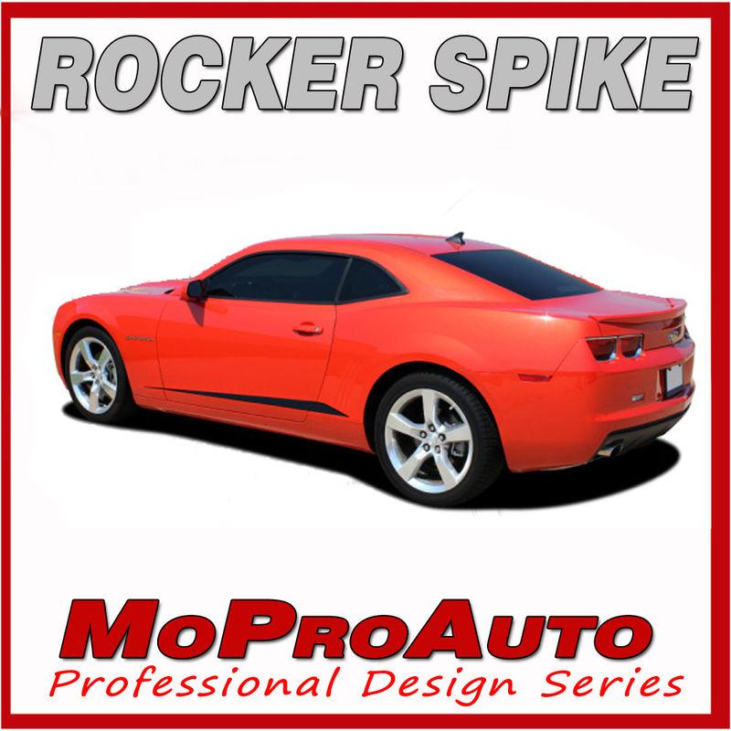 2013 camaro lower door side stripes rocker spike graphics decals - 3m vinyl 1gt