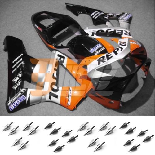 Free bolt kit! body frame fairing bodywork for honda cbr900rr 929 2000 2001 ak