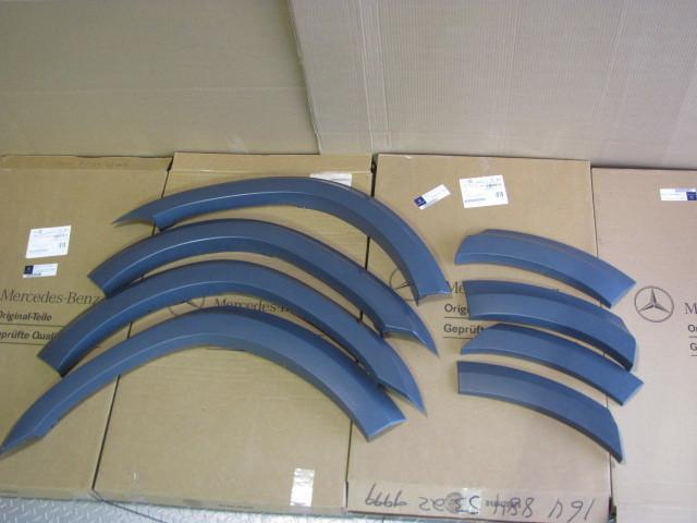 07 08 09 10 11 mercedes gl gl550 model front rear 8 pc flairs amg sport body kit