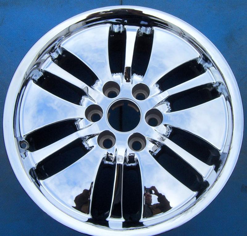 Escalade suburban yukon tahoe sierra 1500 pickup denali 20" oem wheel rim chrome