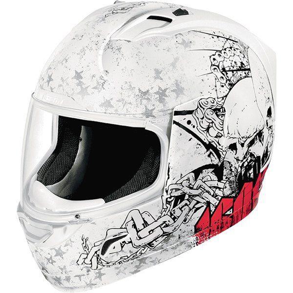 White xxl icon alliance torrent full face helmet