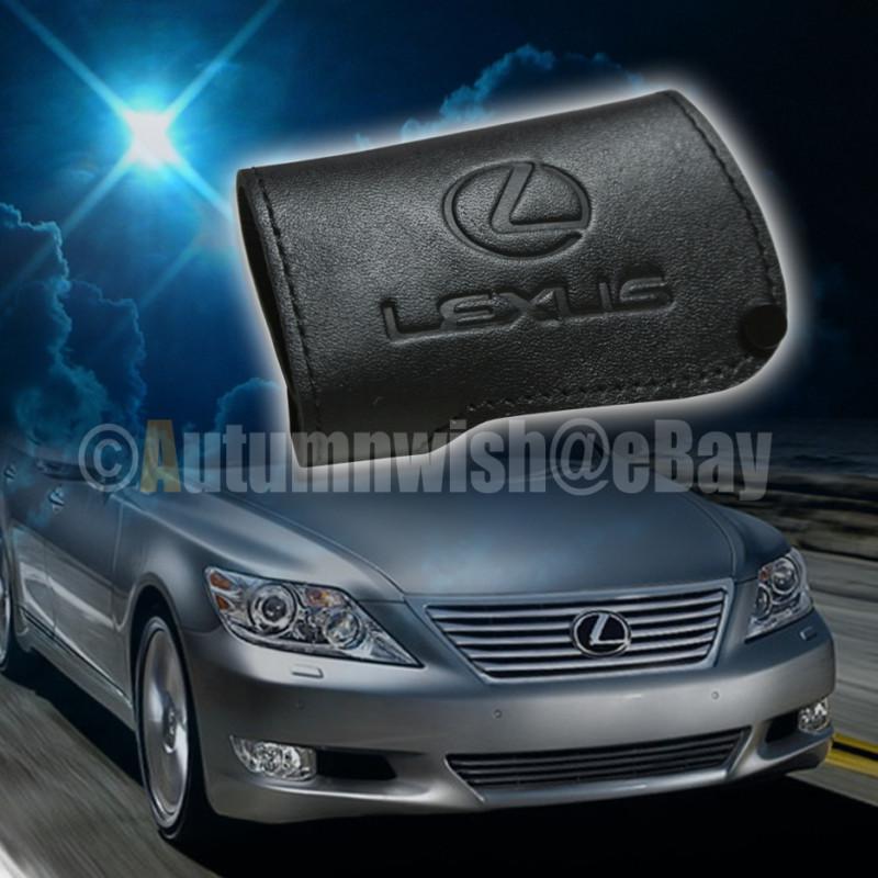 Lexus logo leather intelligent smart key remote fob holder case cover