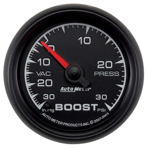 Auto meter 5903 es 2 1/16" mechanical boost/vacuum gauge 30 psi