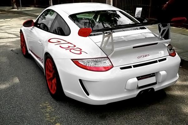 D2s p997c-w5-unpainted - 05-12 porsche 997 custom style rear wing spoiler