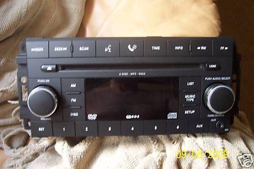 07-dodge-jeep-chrysler-radio 6cdchanger dvd-mp-3 player