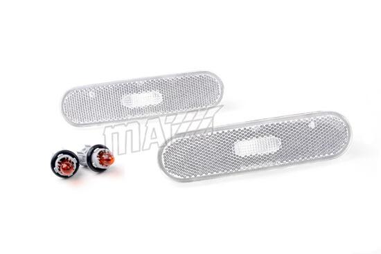 95-96 mazda protege 323 clear side marker lights left + right very rare new!