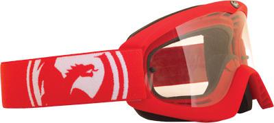 Dragon mdx goggle red w/clear lens 722-1500