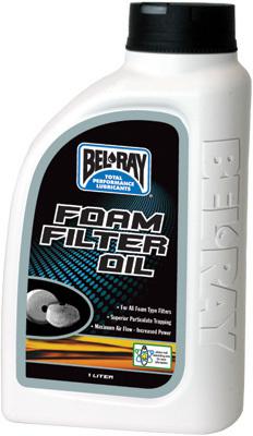 Bel-ray foam filter oil liter 99190-b1lw