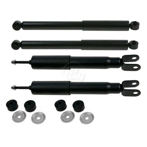 Chevy gmc pickup truck suv front & rear strut shock absorber set of 4 kit new