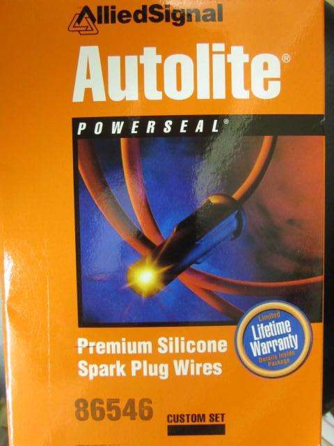 Premium silicone spark plug wires # 86546 custom set new in box by autolite