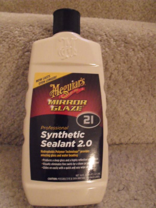 *new*meguiar's mirror glazeprofessional synthetic sealant 2.0 16 oz 473ml bottle