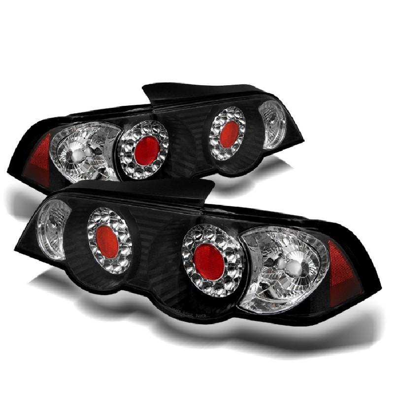 Tln autoparts acura rsx 2002 03 04 led tail lights - black