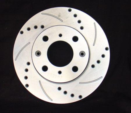 1993  volvo  850       - front -   slotted/cross drilled rotor set (2)