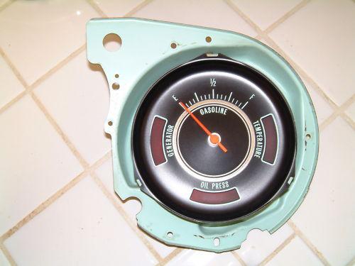 1969 chevelle 396 ss super sport original fuel gauge