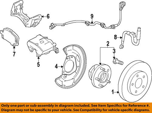 Gm oem 13329258 abs wheel speed sensor