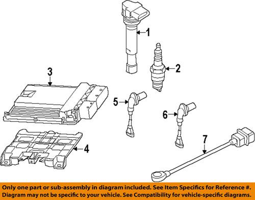 Volkswagen oem 07k905715f direct ignition coil/ignition coil