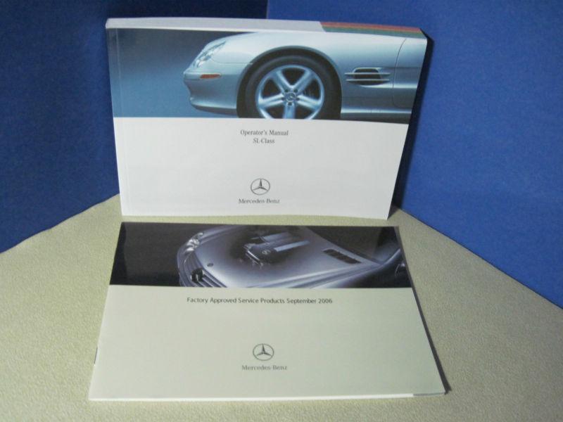 2006 mercedes sl500 sl600 sl55amg sl65amg owners manual    "fast free u.s. ship"