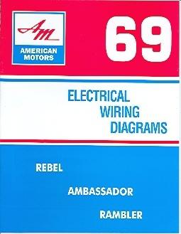 1969 69  amc javelin & amx wiring diagram  manual