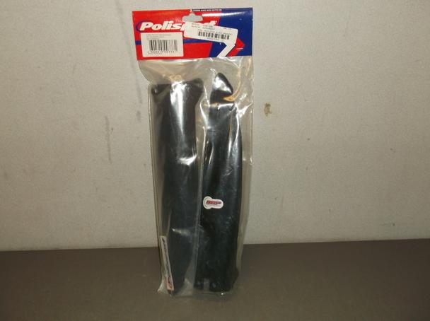 Black polisport fork guards for 1994-2003 kawasaki kx125/250/500 - $28 new!!!