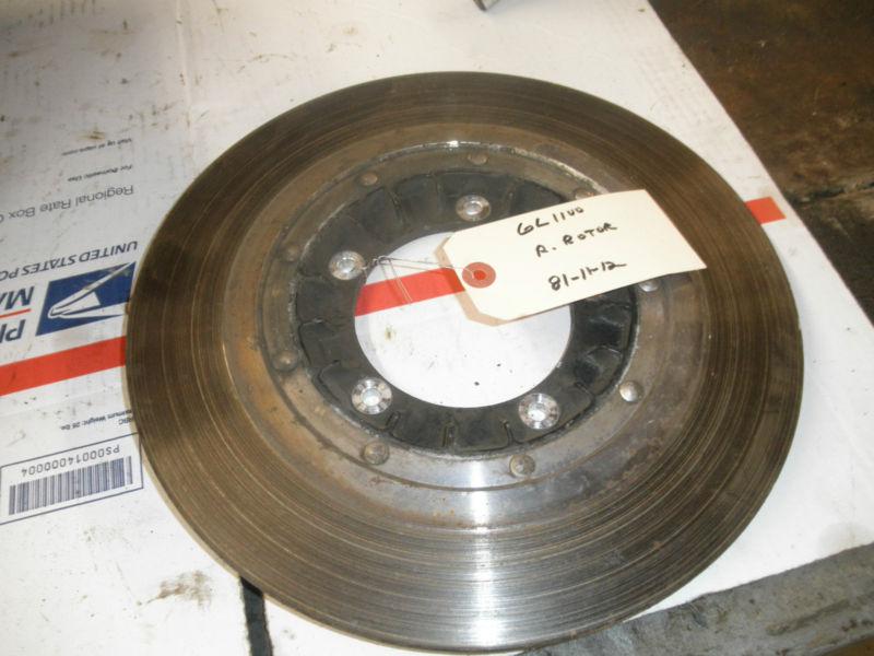 Honda gold wing 1100 interstate  rear brake disc 