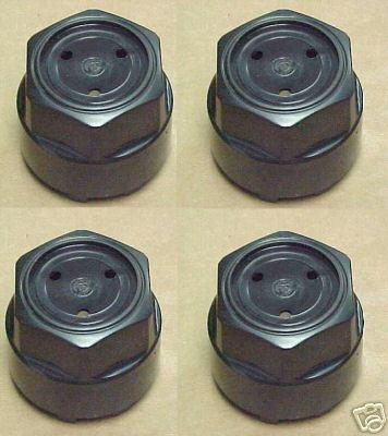 84-92 firebird trans am gta gn gnx wheel center hub cap caps black set of 4