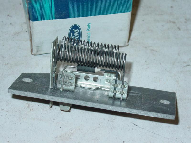 Ford nos heater blower resistor e3tz-18591-a