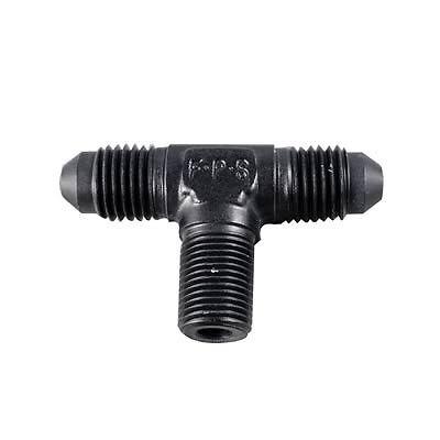 Fragola 482503-bl fitting adapter tee -3 an male -3 an 1/8" npt black ea