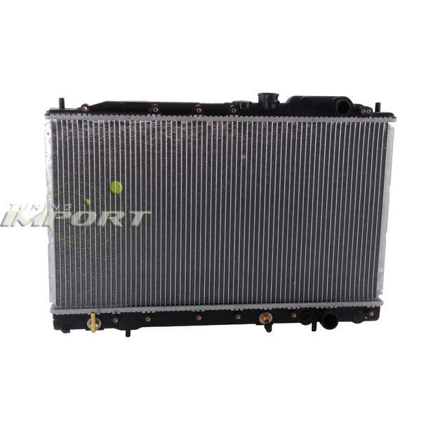 1989-1992 dodge colt l4 1.5l 1-row a/t aluminum cooling core radiator assembly