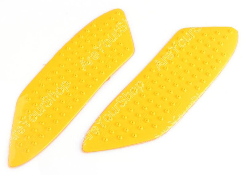 Tank traction pad side gas knee grip protector 3m yamaha yzf r6 2006-2007 yellow