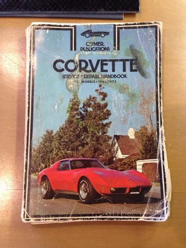 Corvette service repair handbook 1963 - 1973