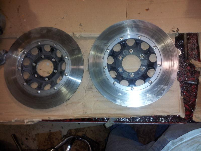 1976 honda goldwing gl 1000 front brake rotors  sid4