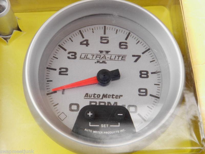 Autometer 4990 ultra lite ii mini shift lite tachometer 10,000 rpm  3-3/8