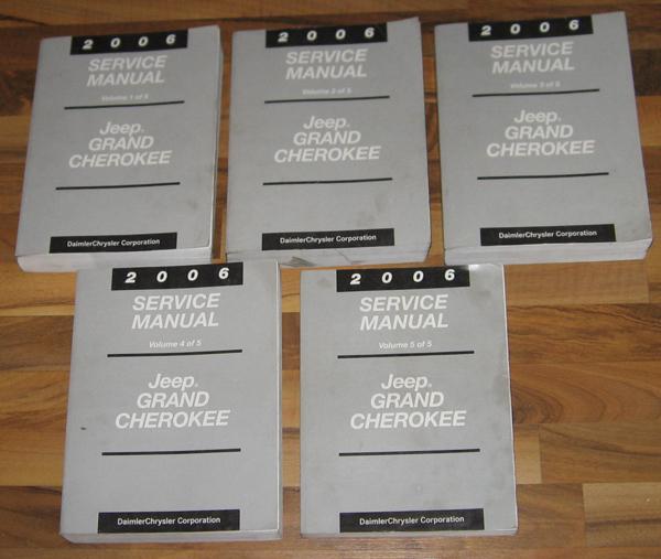 2006 jeep grand cherokee service manual set_hemi_srt8_laredo/limited/overland