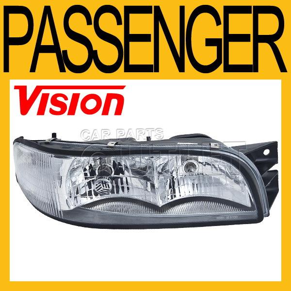 97 98 99 buick lesabre head light lamp assembly clear cornering type right new r