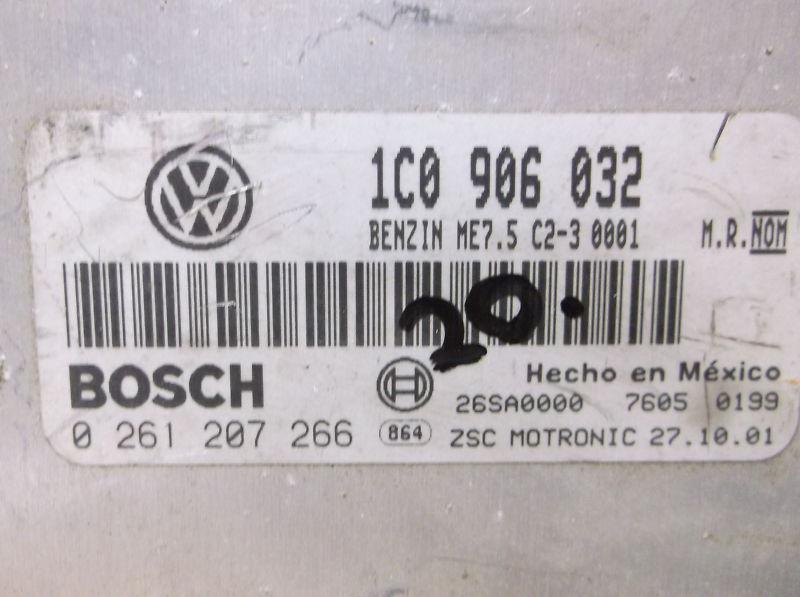 2002..02 volkswagen beetle 1.8l turbo  . engine control module..ecu..ecm..pcm