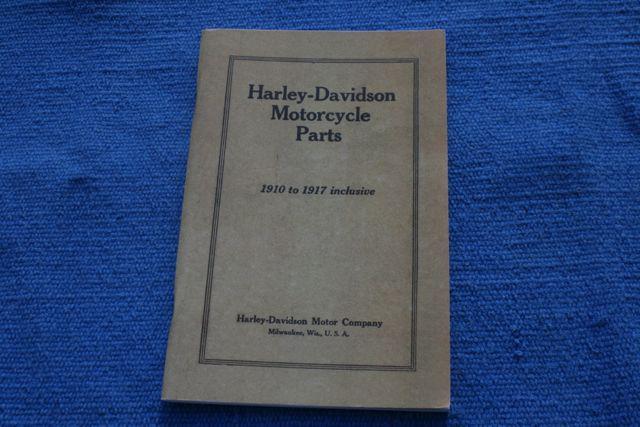 Harley 1910 - 1917 parts manual j jd 