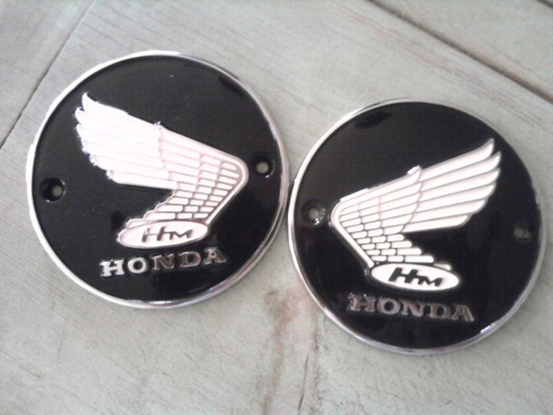 Late 1960s honda gas tank emblems (brand new)