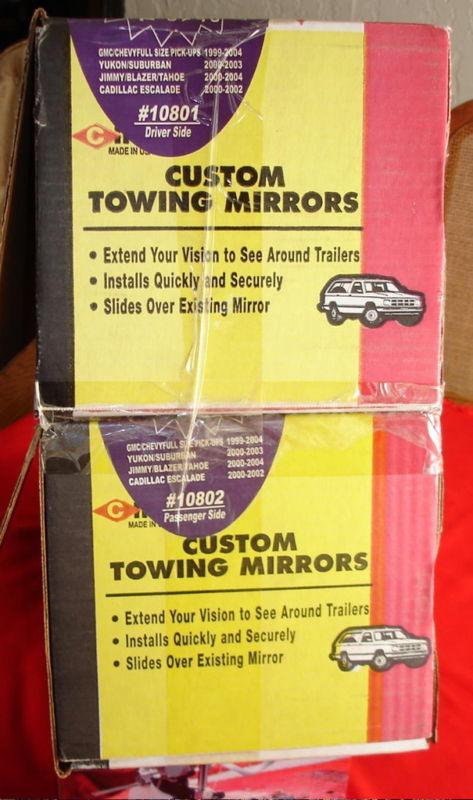 Cipa-usa 10800 towing mirror set chevrolet gmc 1 pair drivers & passenger side