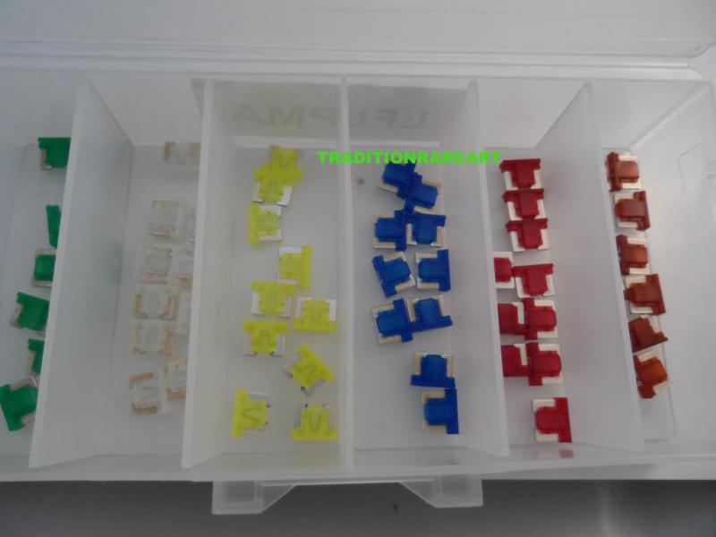 Low profile mini fuse assortment made in usa (60 pcs)