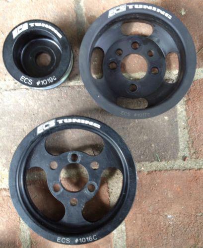 Vw mk4 gti 1.8t ecs lightweight underdrive  pulley set