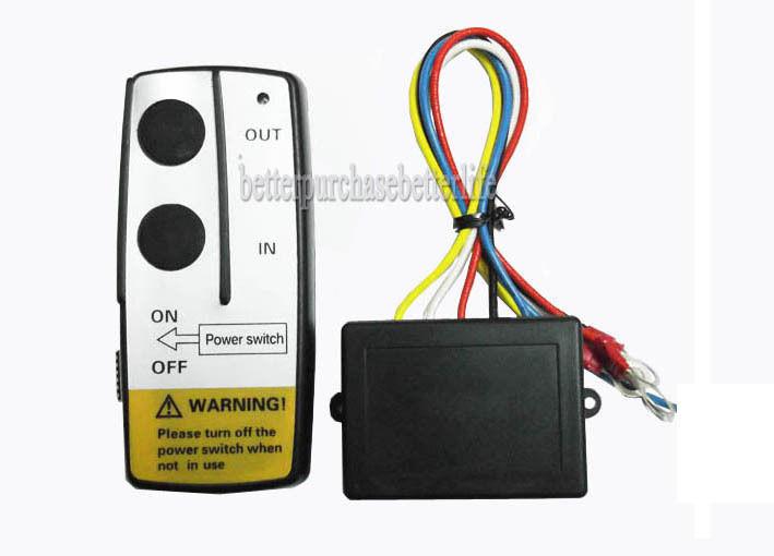 12v electric winch wireless remote control system for truck jeep atv winch